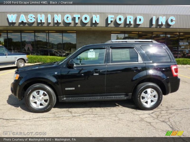 Black / Charcoal 2008 Ford Escape Limited 4WD