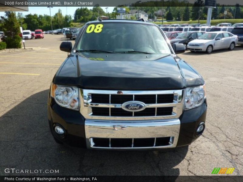 Black / Charcoal 2008 Ford Escape Limited 4WD