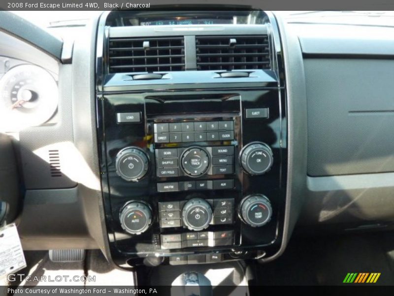Black / Charcoal 2008 Ford Escape Limited 4WD
