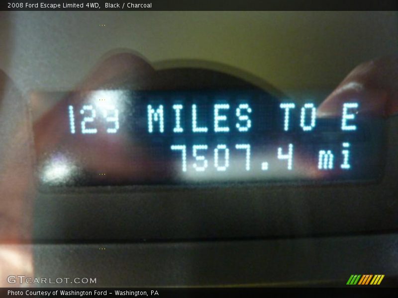 Black / Charcoal 2008 Ford Escape Limited 4WD