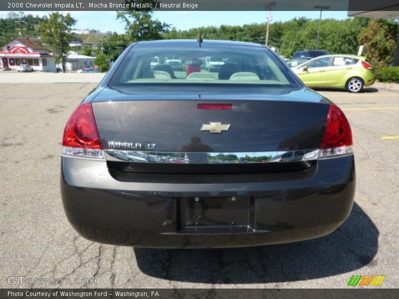 Mocha Bronze Metallic / Neutral Beige 2008 Chevrolet Impala LT