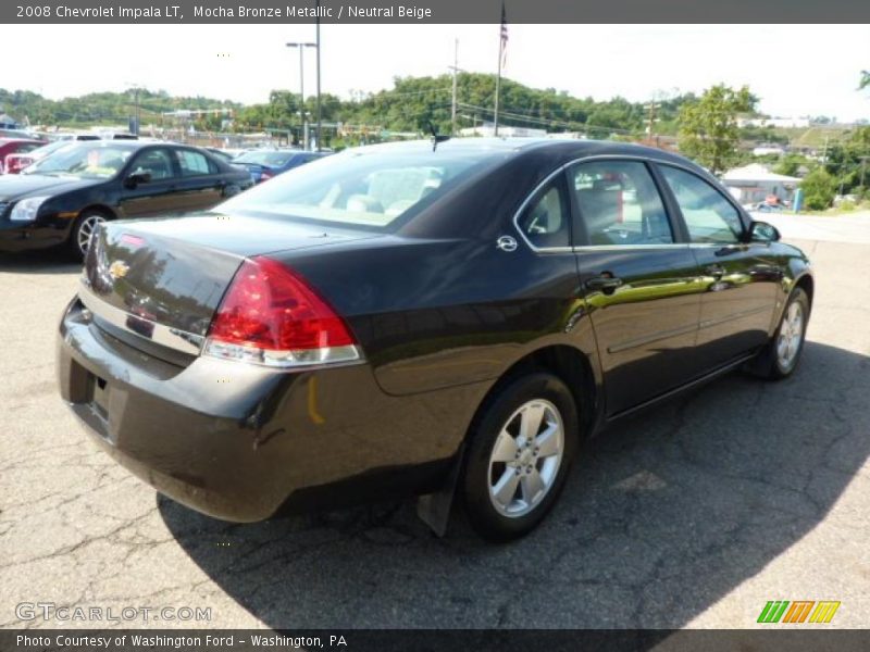 Mocha Bronze Metallic / Neutral Beige 2008 Chevrolet Impala LT