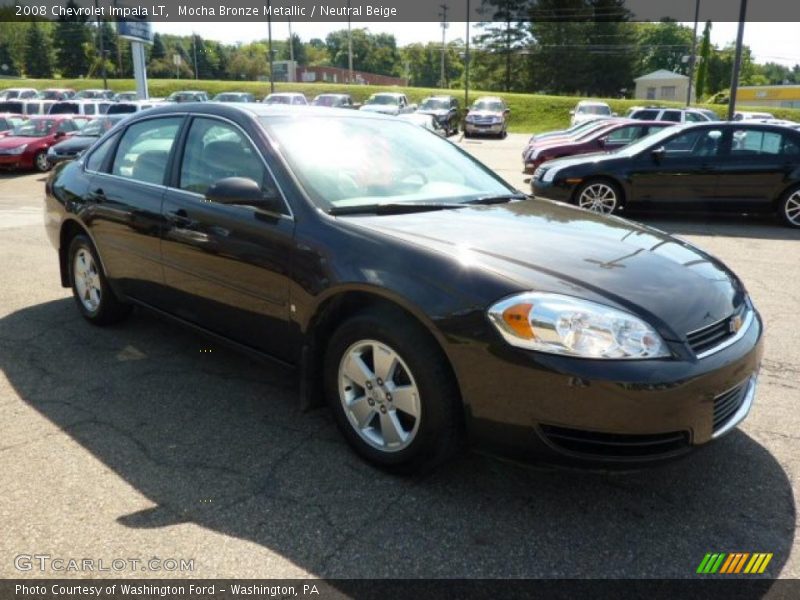 Mocha Bronze Metallic / Neutral Beige 2008 Chevrolet Impala LT