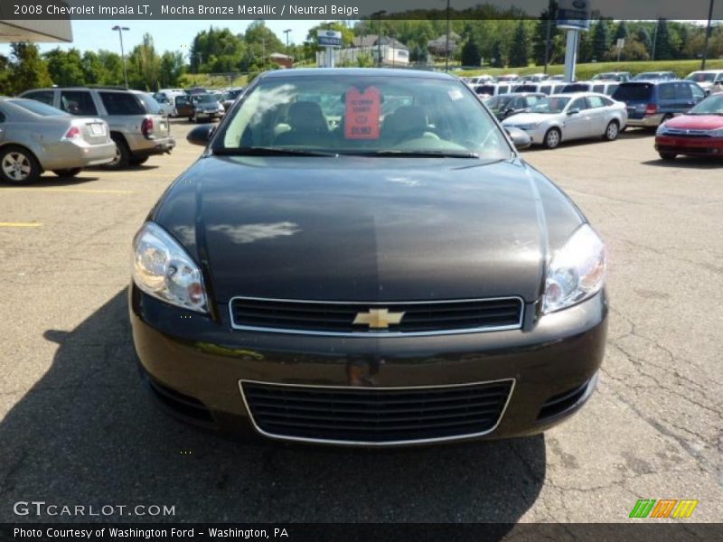 Mocha Bronze Metallic / Neutral Beige 2008 Chevrolet Impala LT