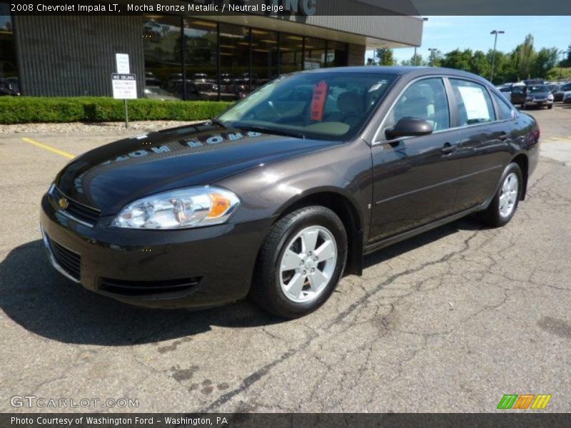 Mocha Bronze Metallic / Neutral Beige 2008 Chevrolet Impala LT