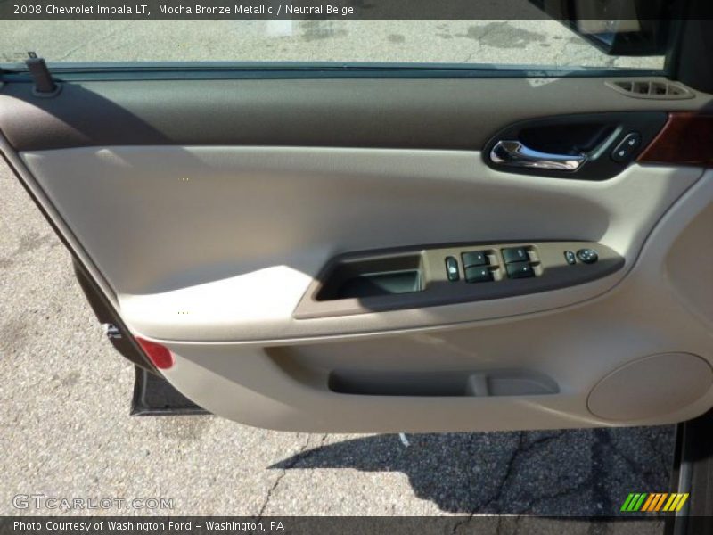 Mocha Bronze Metallic / Neutral Beige 2008 Chevrolet Impala LT