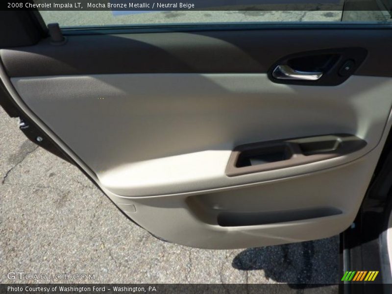 Mocha Bronze Metallic / Neutral Beige 2008 Chevrolet Impala LT