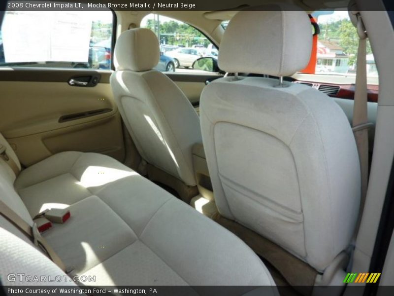 Mocha Bronze Metallic / Neutral Beige 2008 Chevrolet Impala LT