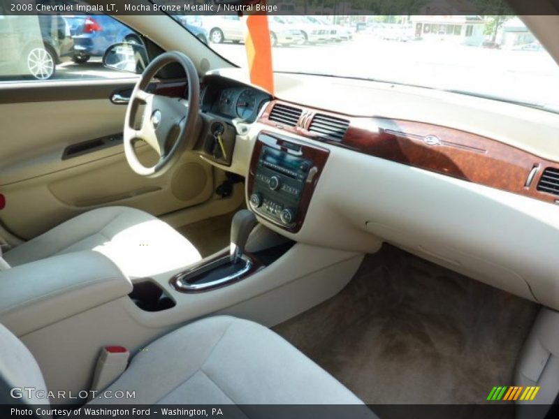 Mocha Bronze Metallic / Neutral Beige 2008 Chevrolet Impala LT