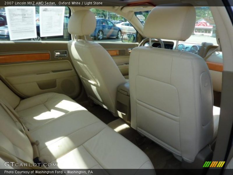 Oxford White / Light Stone 2007 Lincoln MKZ AWD Sedan
