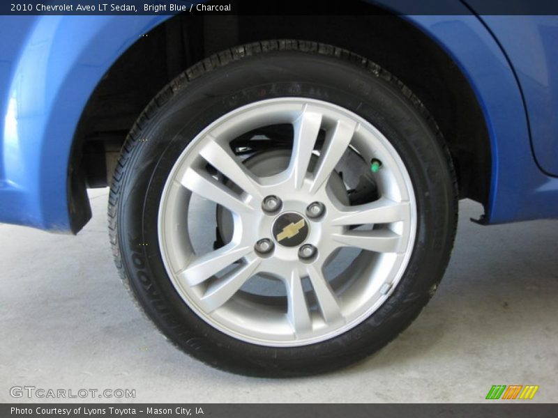 Bright Blue / Charcoal 2010 Chevrolet Aveo LT Sedan