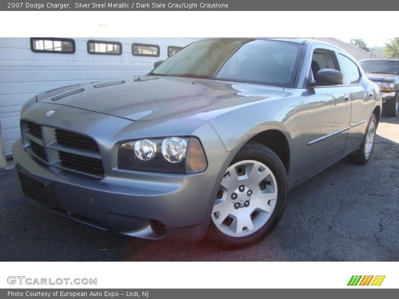 Silver Steel Metallic / Dark Slate Gray/Light Graystone 2007 Dodge Charger