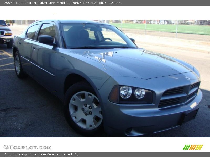 Silver Steel Metallic / Dark Slate Gray/Light Graystone 2007 Dodge Charger
