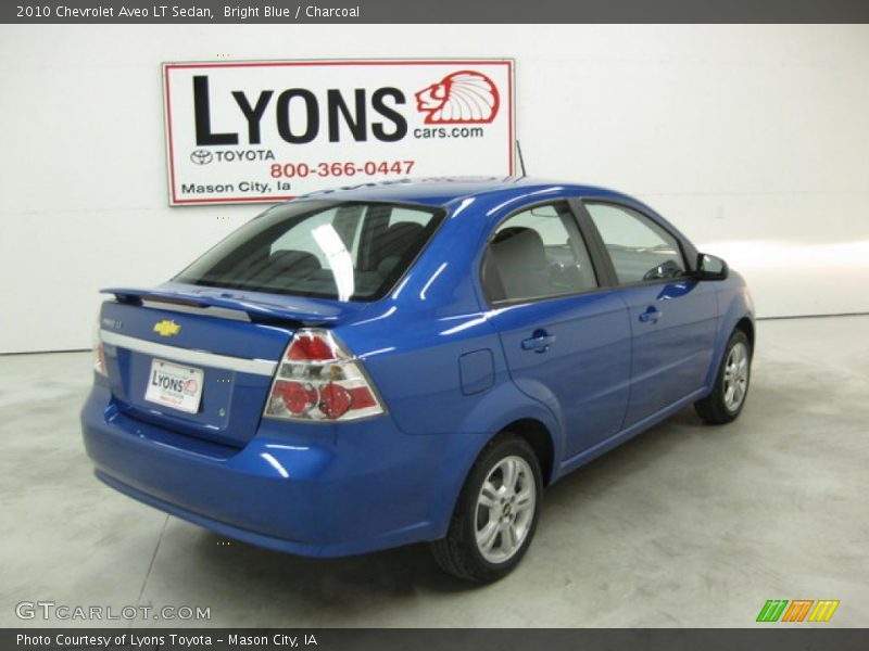 Bright Blue / Charcoal 2010 Chevrolet Aveo LT Sedan