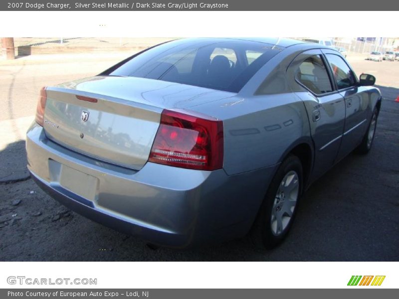 Silver Steel Metallic / Dark Slate Gray/Light Graystone 2007 Dodge Charger