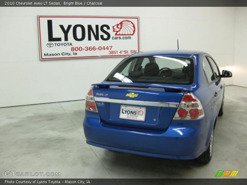 Bright Blue / Charcoal 2010 Chevrolet Aveo LT Sedan