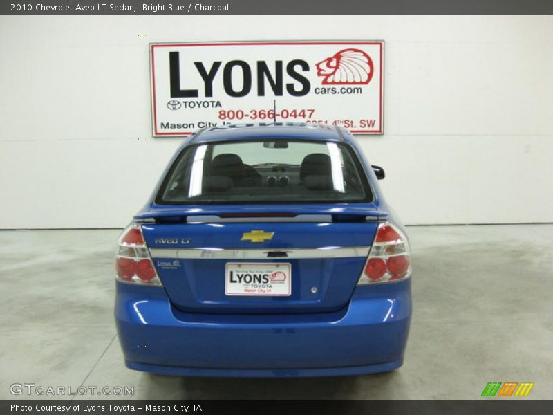 Bright Blue / Charcoal 2010 Chevrolet Aveo LT Sedan