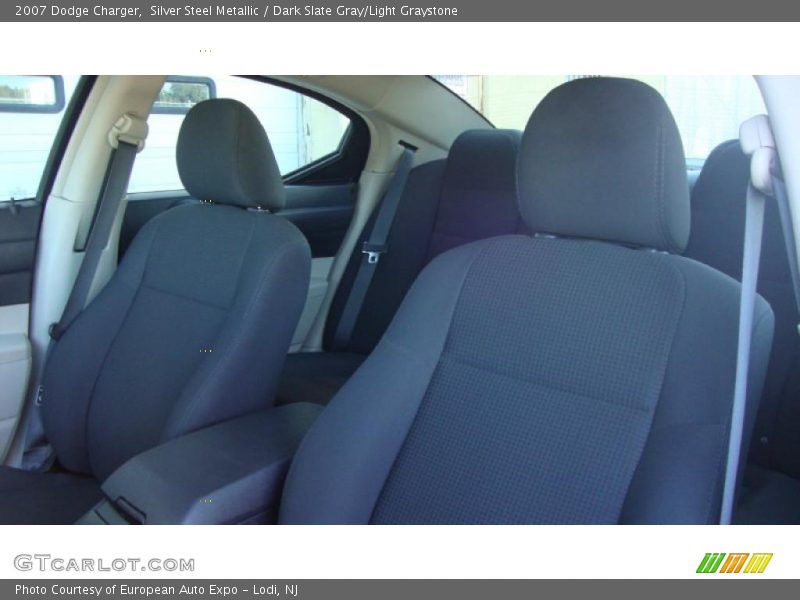Silver Steel Metallic / Dark Slate Gray/Light Graystone 2007 Dodge Charger
