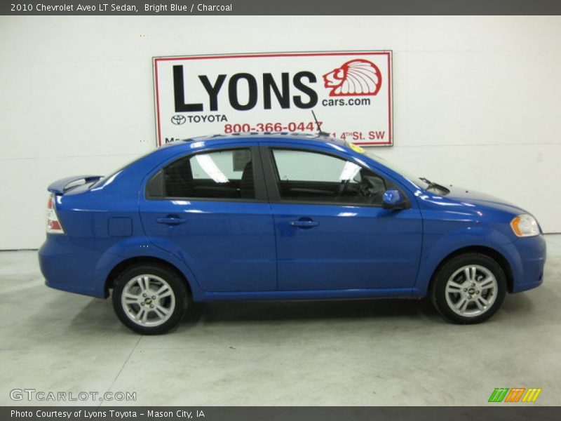 Bright Blue / Charcoal 2010 Chevrolet Aveo LT Sedan