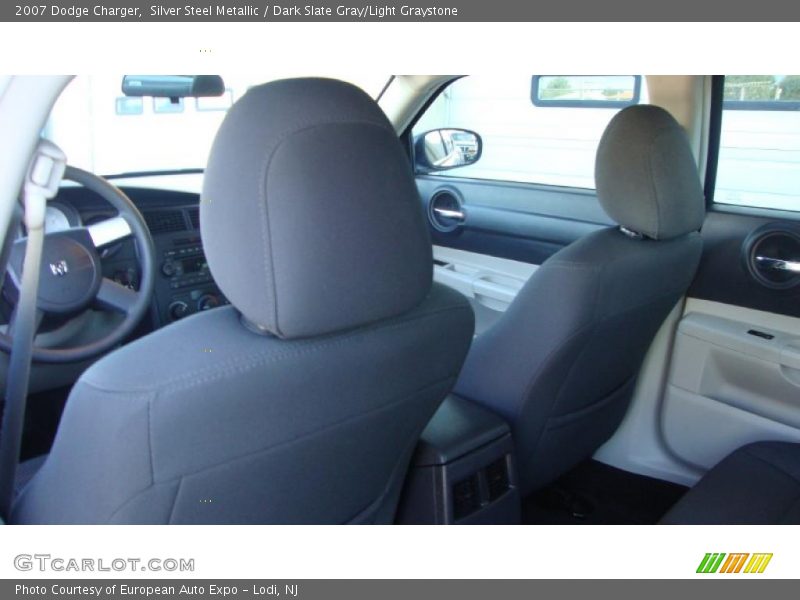 Silver Steel Metallic / Dark Slate Gray/Light Graystone 2007 Dodge Charger