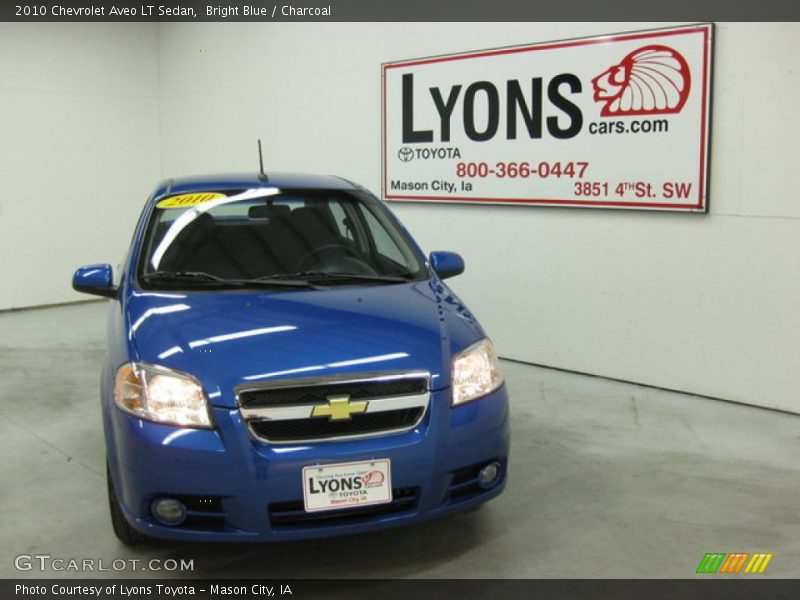 Bright Blue / Charcoal 2010 Chevrolet Aveo LT Sedan