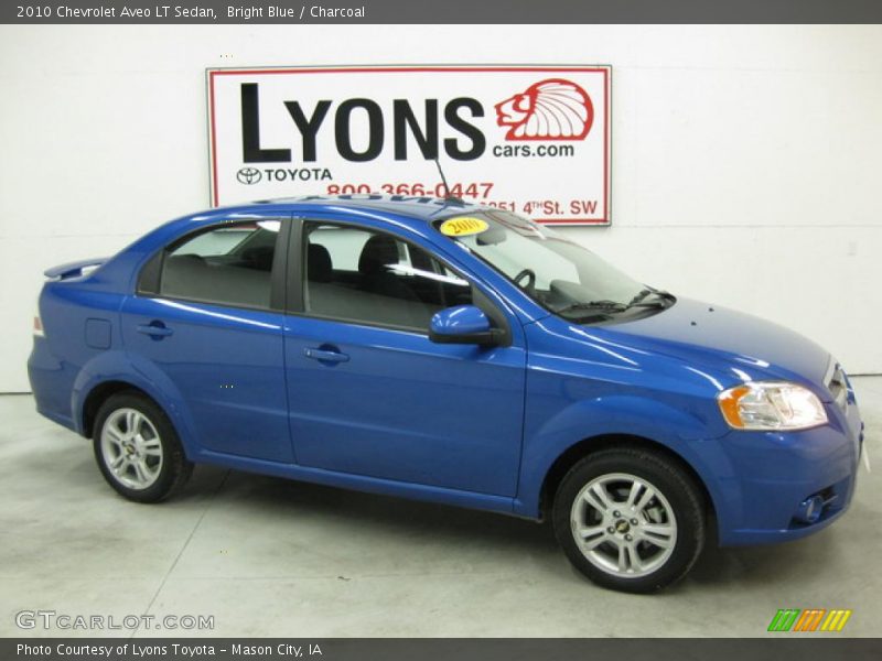 Bright Blue / Charcoal 2010 Chevrolet Aveo LT Sedan