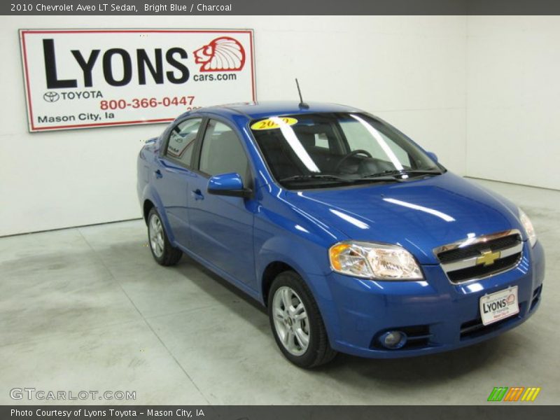 Bright Blue / Charcoal 2010 Chevrolet Aveo LT Sedan