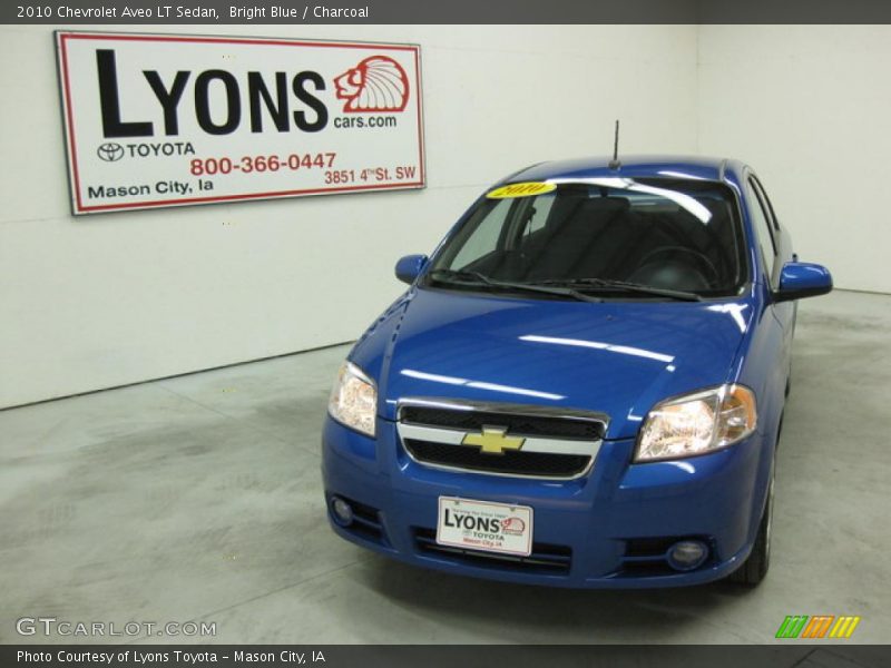 Bright Blue / Charcoal 2010 Chevrolet Aveo LT Sedan