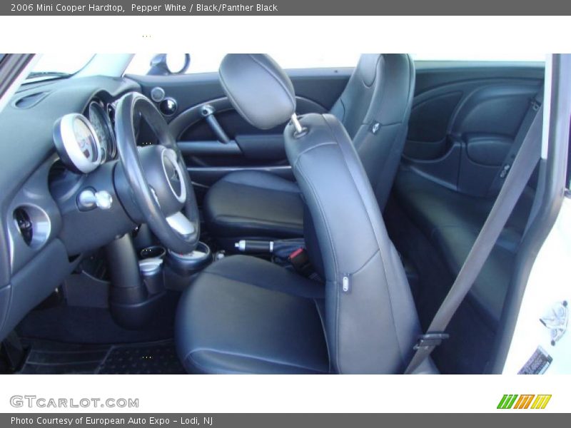 Pepper White / Black/Panther Black 2006 Mini Cooper Hardtop