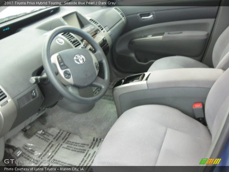 Seaside Blue Pearl / Dark Gray 2007 Toyota Prius Hybrid Touring