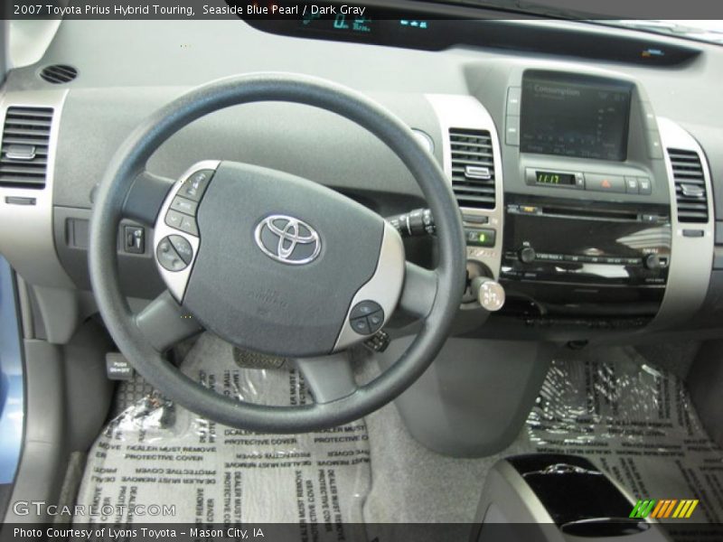 Seaside Blue Pearl / Dark Gray 2007 Toyota Prius Hybrid Touring