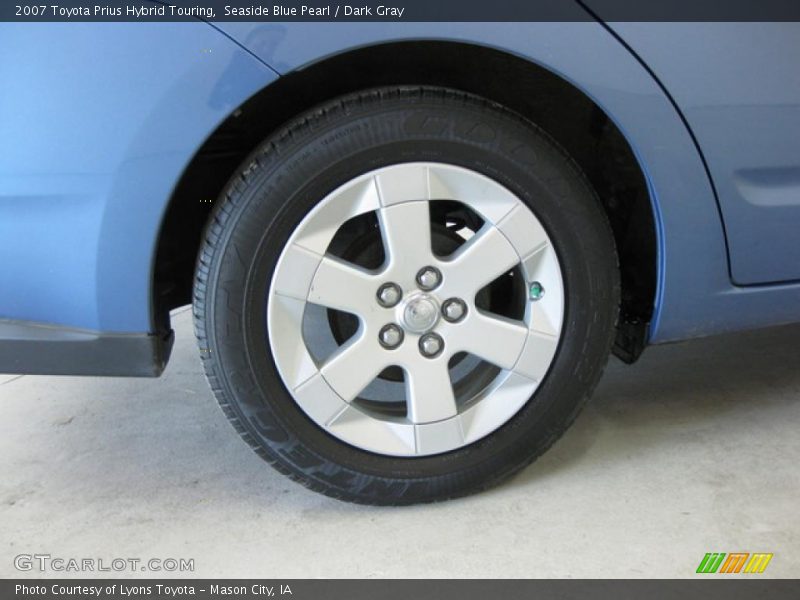 Seaside Blue Pearl / Dark Gray 2007 Toyota Prius Hybrid Touring