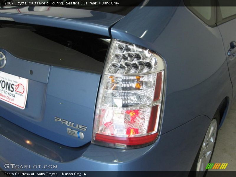 Seaside Blue Pearl / Dark Gray 2007 Toyota Prius Hybrid Touring