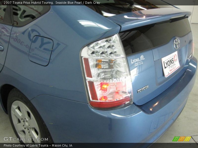 Seaside Blue Pearl / Dark Gray 2007 Toyota Prius Hybrid Touring