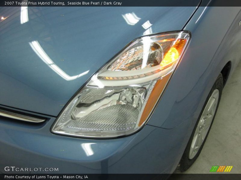 Seaside Blue Pearl / Dark Gray 2007 Toyota Prius Hybrid Touring