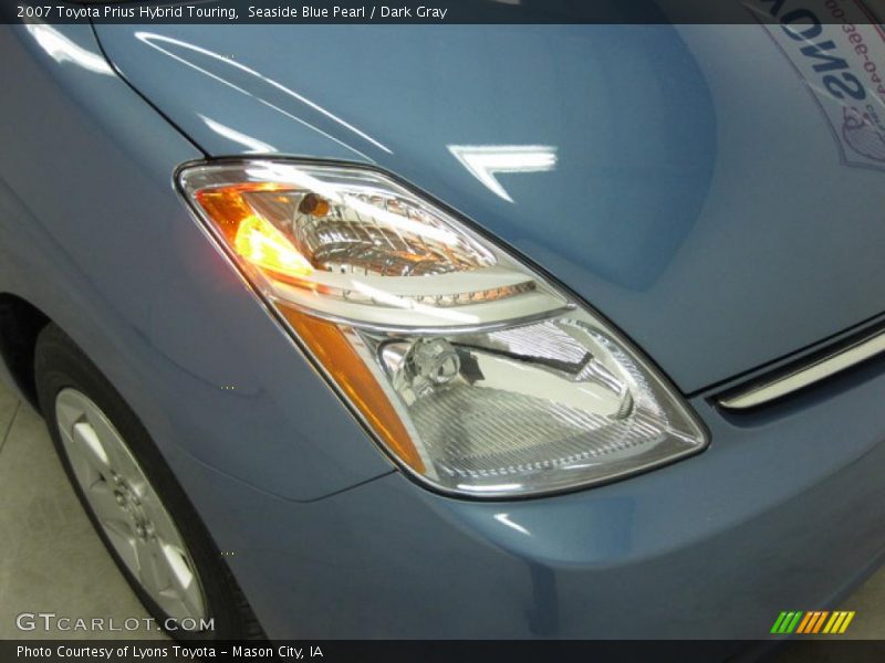 Seaside Blue Pearl / Dark Gray 2007 Toyota Prius Hybrid Touring