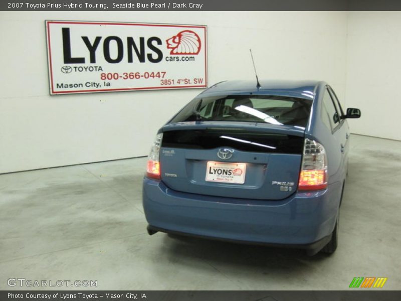 Seaside Blue Pearl / Dark Gray 2007 Toyota Prius Hybrid Touring
