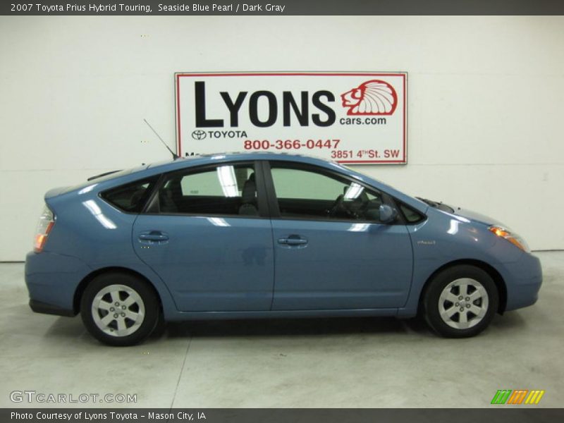 Seaside Blue Pearl / Dark Gray 2007 Toyota Prius Hybrid Touring