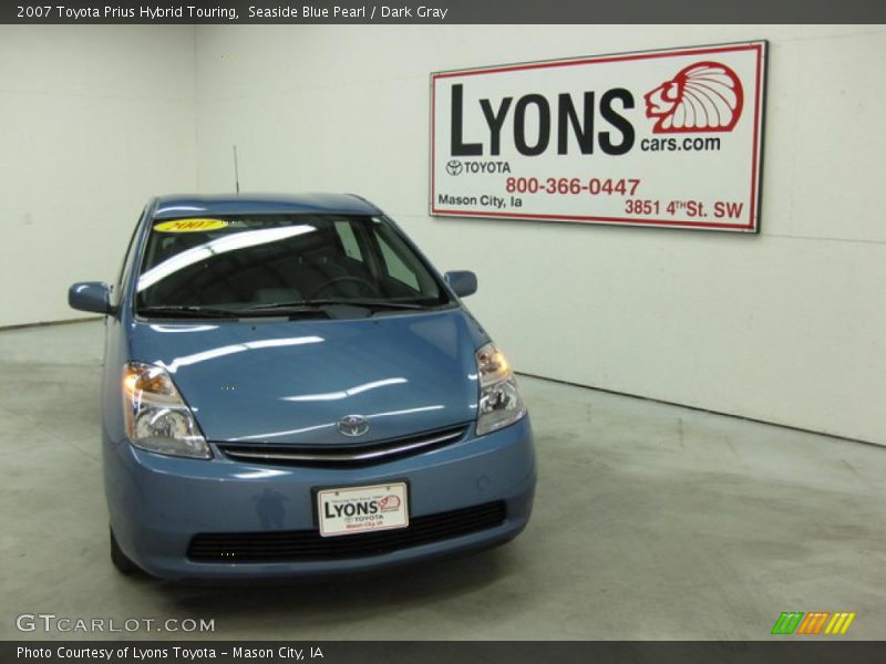 Seaside Blue Pearl / Dark Gray 2007 Toyota Prius Hybrid Touring