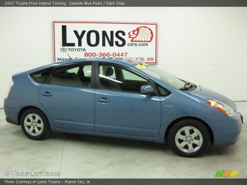 Seaside Blue Pearl / Dark Gray 2007 Toyota Prius Hybrid Touring
