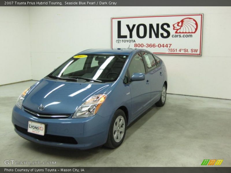Seaside Blue Pearl / Dark Gray 2007 Toyota Prius Hybrid Touring