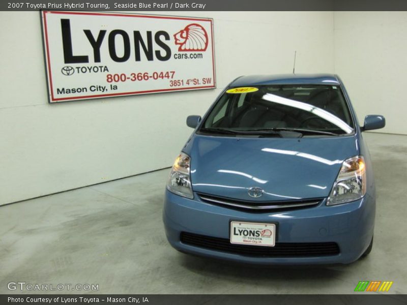 Seaside Blue Pearl / Dark Gray 2007 Toyota Prius Hybrid Touring