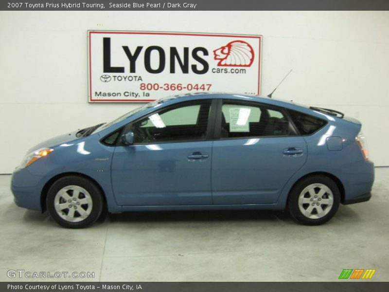 Seaside Blue Pearl / Dark Gray 2007 Toyota Prius Hybrid Touring