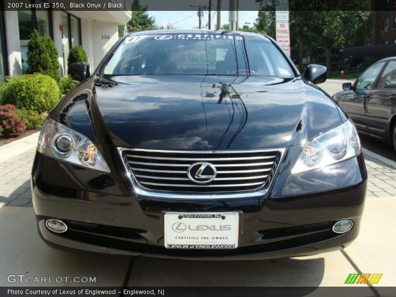 Black Onyx / Black 2007 Lexus ES 350