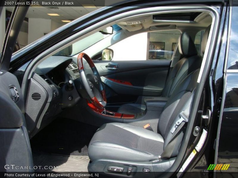 Black Onyx / Black 2007 Lexus ES 350