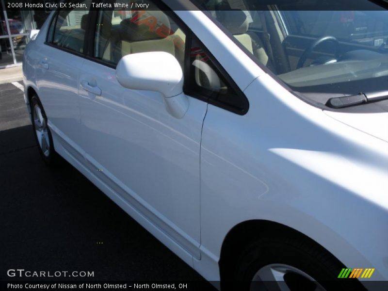 Taffeta White / Ivory 2008 Honda Civic EX Sedan