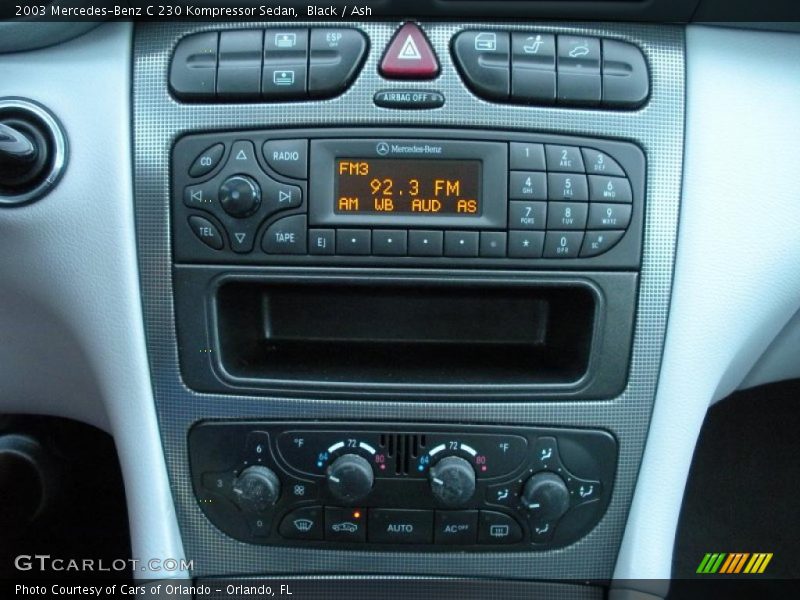 Black / Ash 2003 Mercedes-Benz C 230 Kompressor Sedan