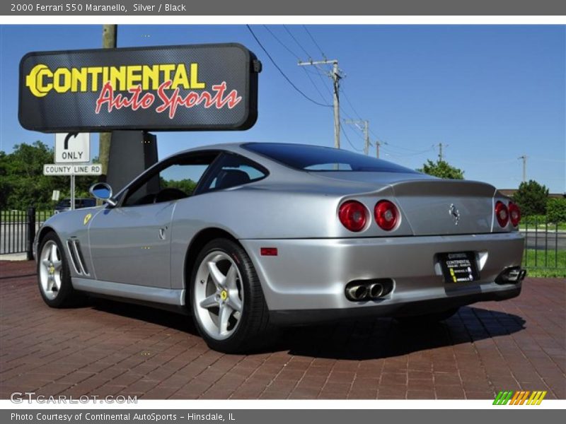 Silver / Black 2000 Ferrari 550 Maranello