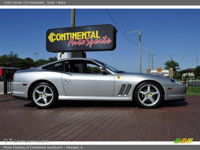 Silver / Black 2000 Ferrari 550 Maranello