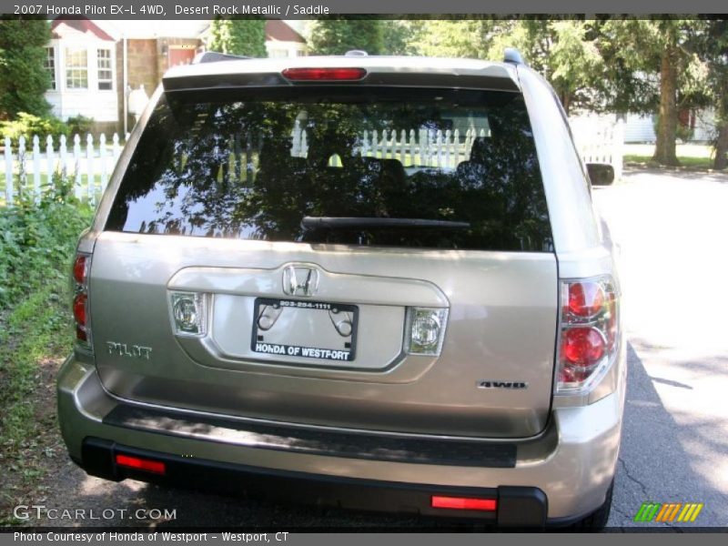 Desert Rock Metallic / Saddle 2007 Honda Pilot EX-L 4WD